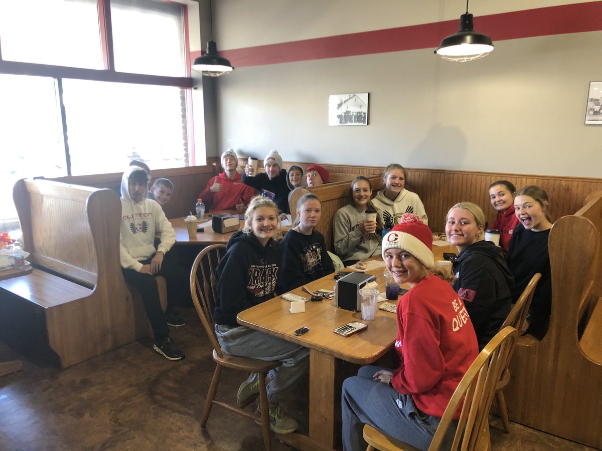 Donut crew after a chilly long run.