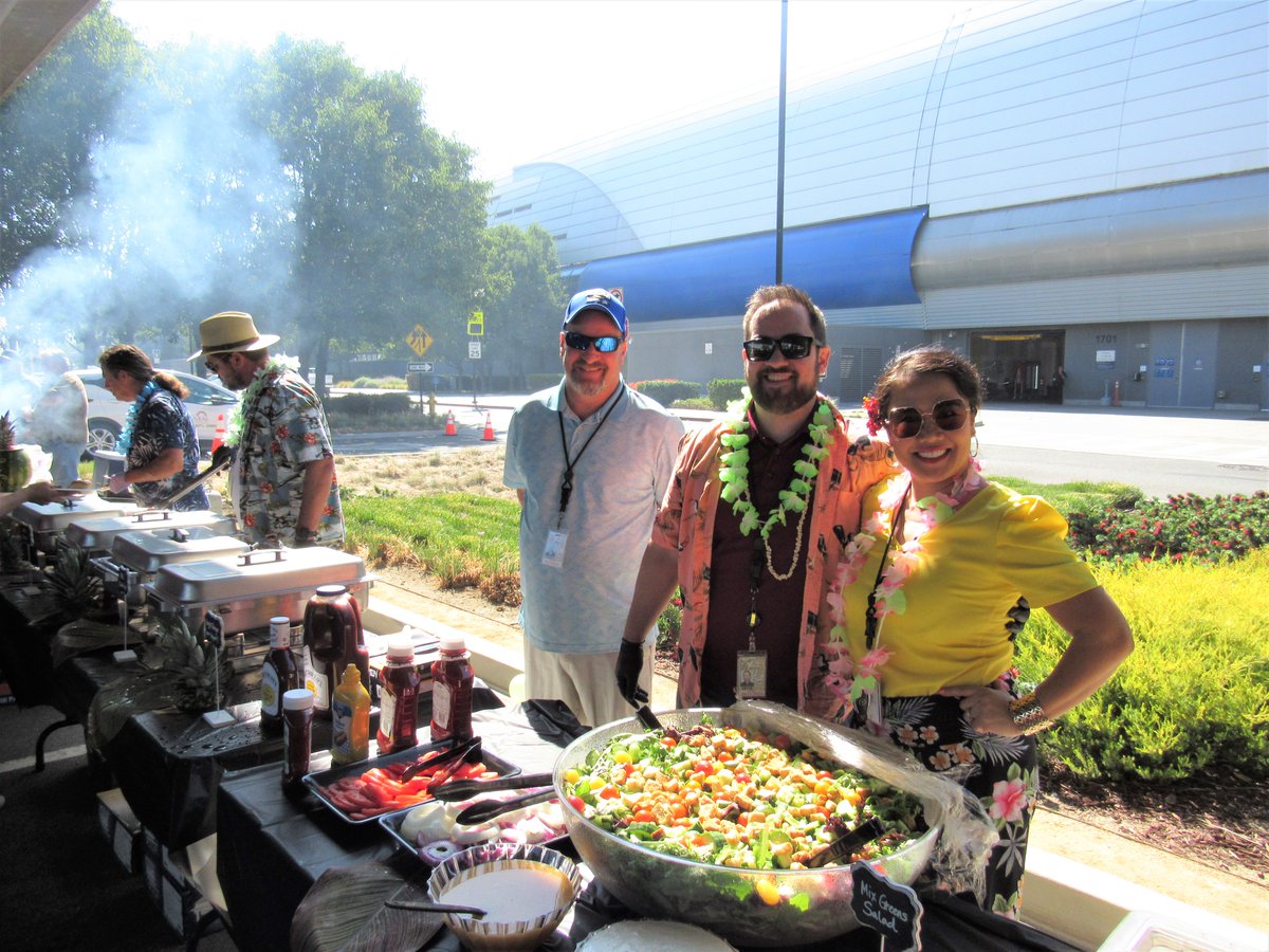 FlySJC's tweet image. We had our #Airport Barbecue this week! We use this annual event to celebrate our #employees' successes and strengthen our bonds as a work family. We're committed to working and growing as a unified team to bring you the best Airport experiences possible. #flysanjose