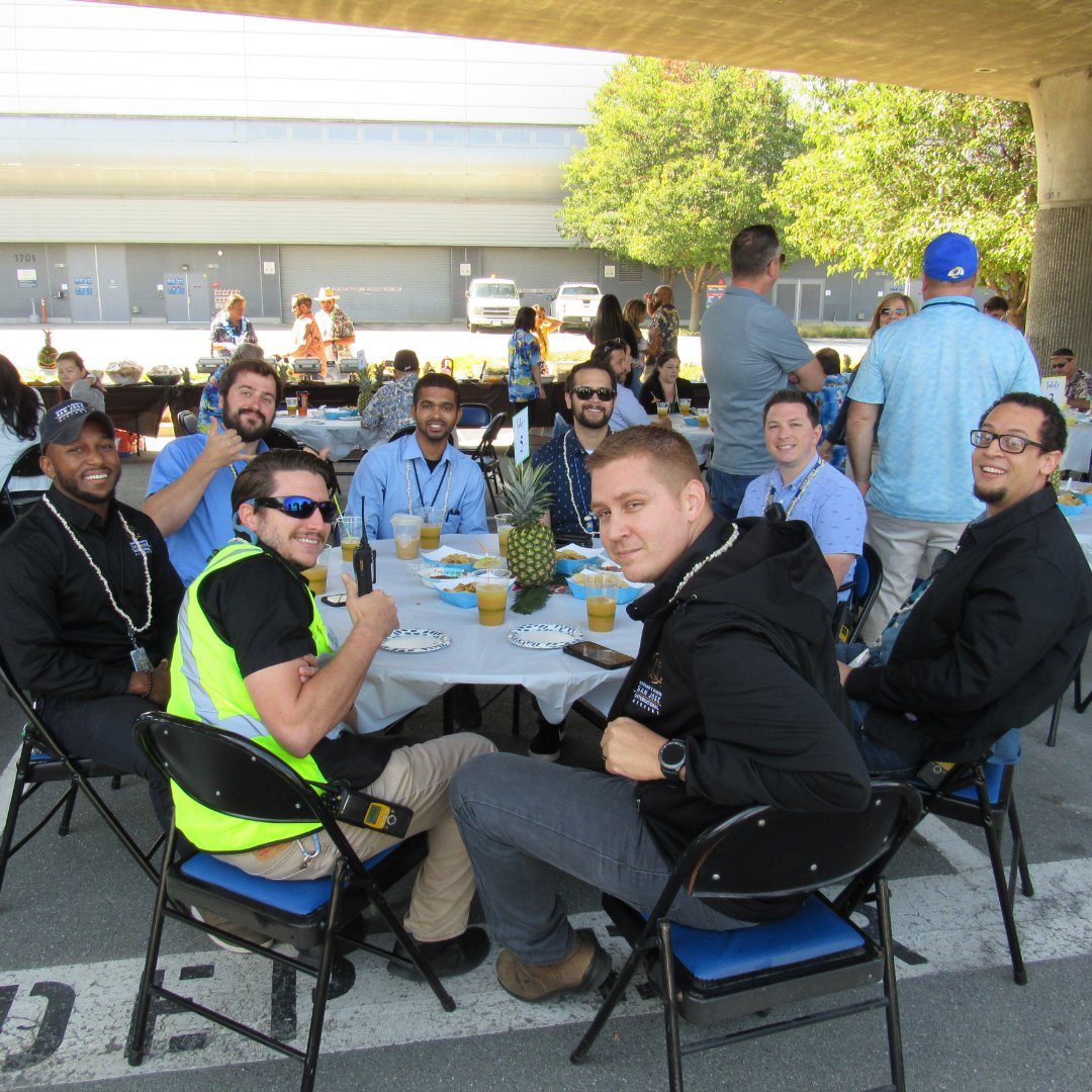 FlySJC's tweet image. We had our #Airport Barbecue this week! We use this annual event to celebrate our #employees' successes and strengthen our bonds as a work family. We're committed to working and growing as a unified team to bring you the best Airport experiences possible. #flysanjose