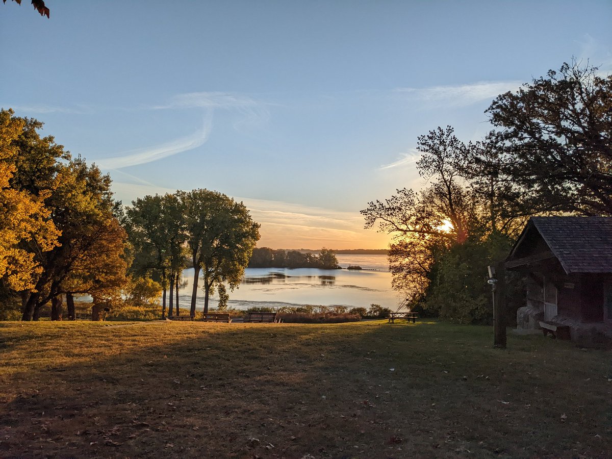 I did a very quick trip up to Iowa Lakeside Lab to grab some field equipment. I love researching up here because it never fails to impress with the views.