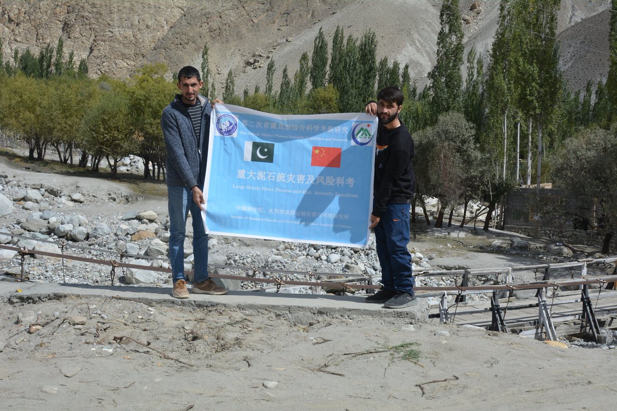 WAJID__HASSAN's tweet photo. The Second Tibetan Plateau Scientific Expedition and Research.
Large Debris Flows Disaster and Risk Scientific Expedition in Northern Pakistan.
Institute of Mountain Hazards and Environment, Chinese Academy of Sciences. https://t.co/yavUAbVgCu