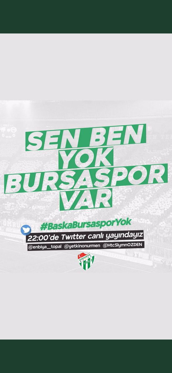 #BaskaBursasporYok