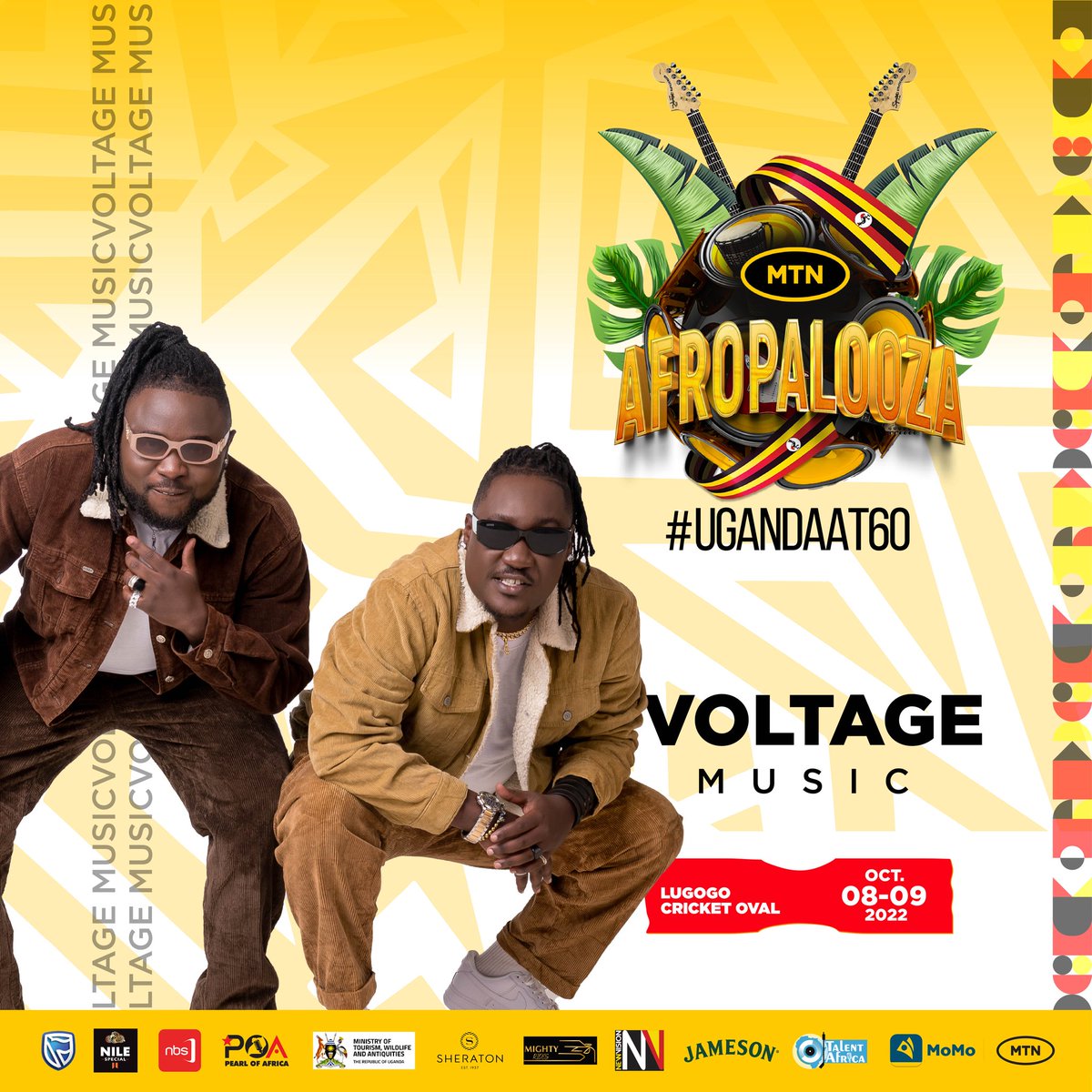 VoltageMusicUg's tweet photo. D Day... Show time in a Few👌🏾👌🏾..
Logogo Cricket Oval we dea Tonight... 
Big ups on all the other Acts on the @mtnug #Afropalooza festival. 
#VoltageMusic @KentDeZen $ @FlossoKing https://t.co/tnSBH3PAMf