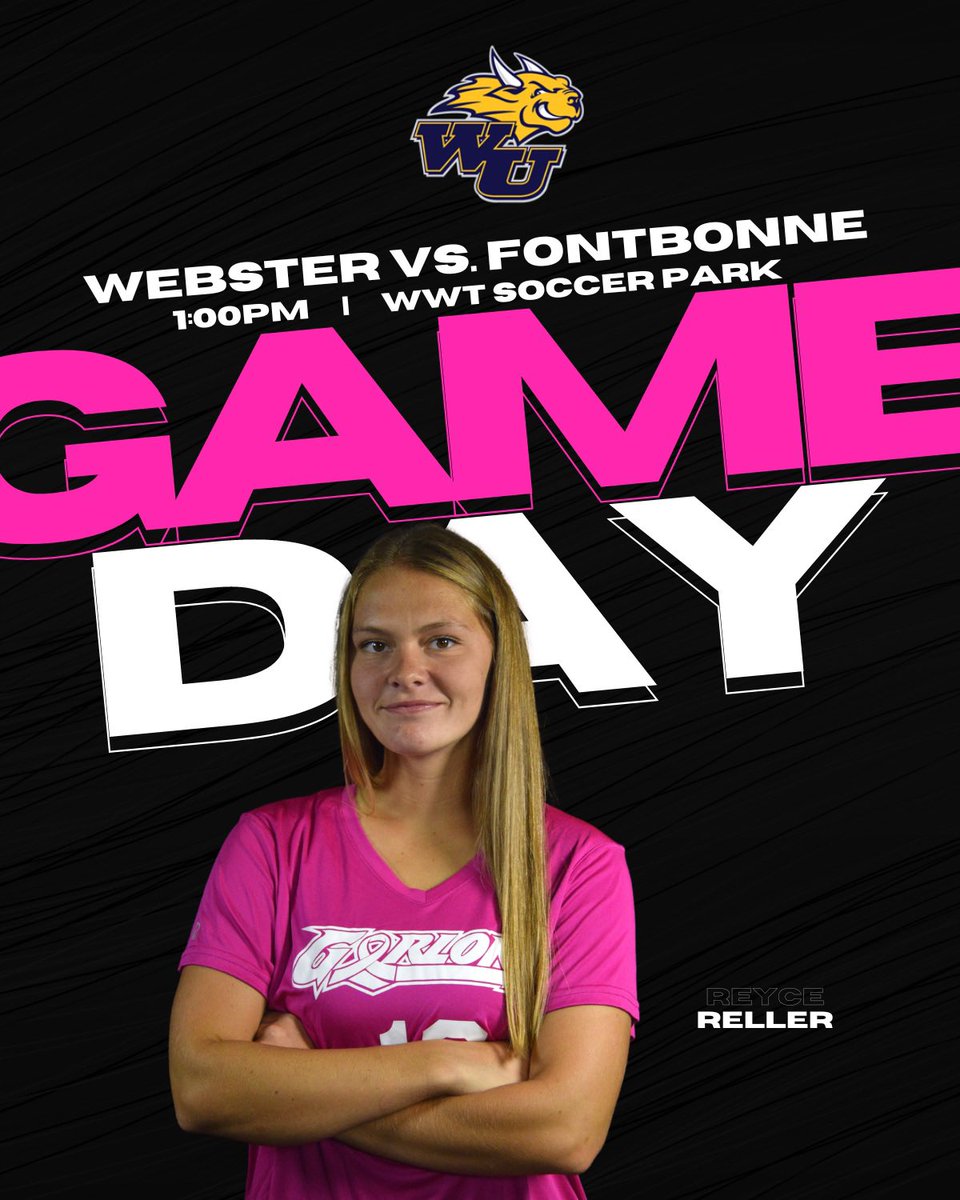 WebsterWSoccer's tweet photo. Saturdays are for game days 🤟 Round 2 against Fontbonne today at 🏠 Come support! #c15 https://t.co/cjmcBc16I4