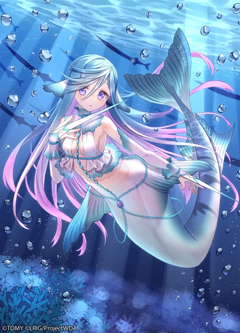 10月8日発売のウィクロスTCG拡張パック「REUNION DIVA」にて『大盾 アイアース』『幻水 ダツ』を描かせていただきました!どうぞよろしくお願いします!#WIXOSS #ウィクロス発売記念 