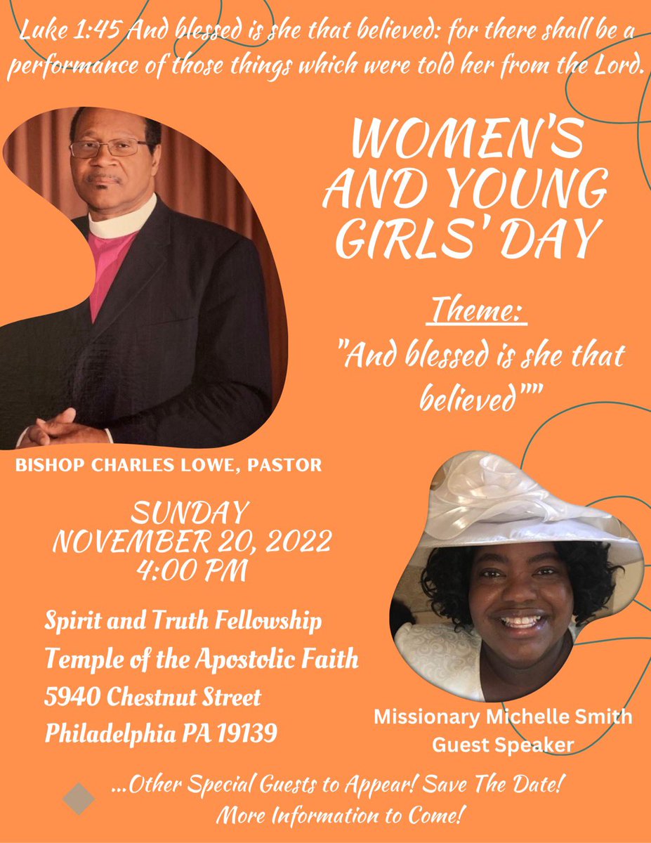 ApostolicWoman's tweet photo. You are invited! https://t.co/WjHXEaCGyi
