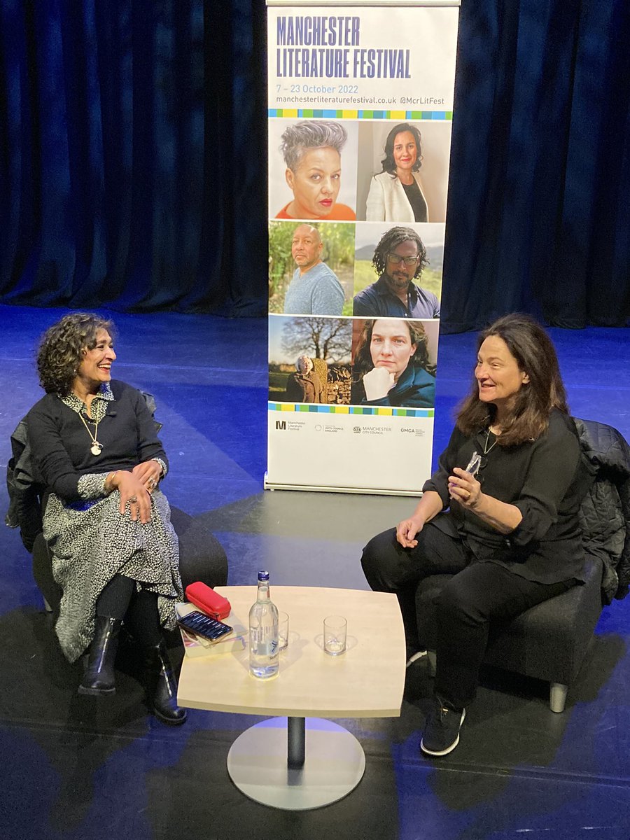 McrLitFest's tweet photo. Fascinating to hear #AMHomes talk about her new and prescient novel #TheUndoing and why she decided to write a about politics in the U.S, Obama, Trump, idealism and the American dream becoming American entitlement. 🧵 https://t.co/3uJMgRRZ0k