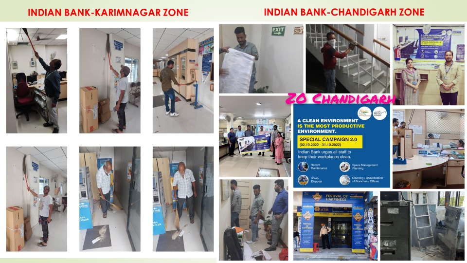 DFS_India's tweet photo. Banks and other Financial Sector Organisations of Department of Financial Services have undertaken cleanliness activities as part of Special Campaign 2.0 launched on 2.10.2022 at 1600 plus sites across the country.

#SpecialCampaign2.0
@PMOIndia @DrJitendraSingh 
@DARPG_GOI https://t.co/TD1IZ31saK