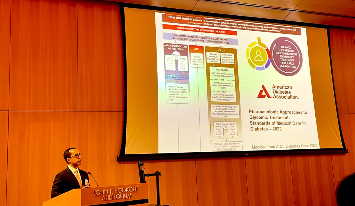 💫Excellent discussion by <a href="/kershawpatel/">Kershaw Patel</a> about incorporating diabetic management with its relevance to decreasing ASCVD, managing HF and reducing progression of CKD ‼️ #CVDPrevention2022 <a href="/DeBakeyCVedu/">DeBakey CV Education - World Class CV Training</a>