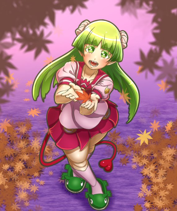 秋ですね!
再掲ですね!
(すげぇ…、キリモミストが普通のファンアート描いてる!) 