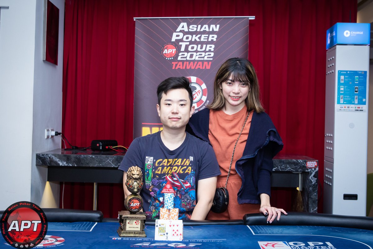 winpokercouple's tweet photo. first post 
2022 Sep #Taiwan #APT #poker https://t.co/SRBvYh6qJd https://t.co/6MW8juto0f