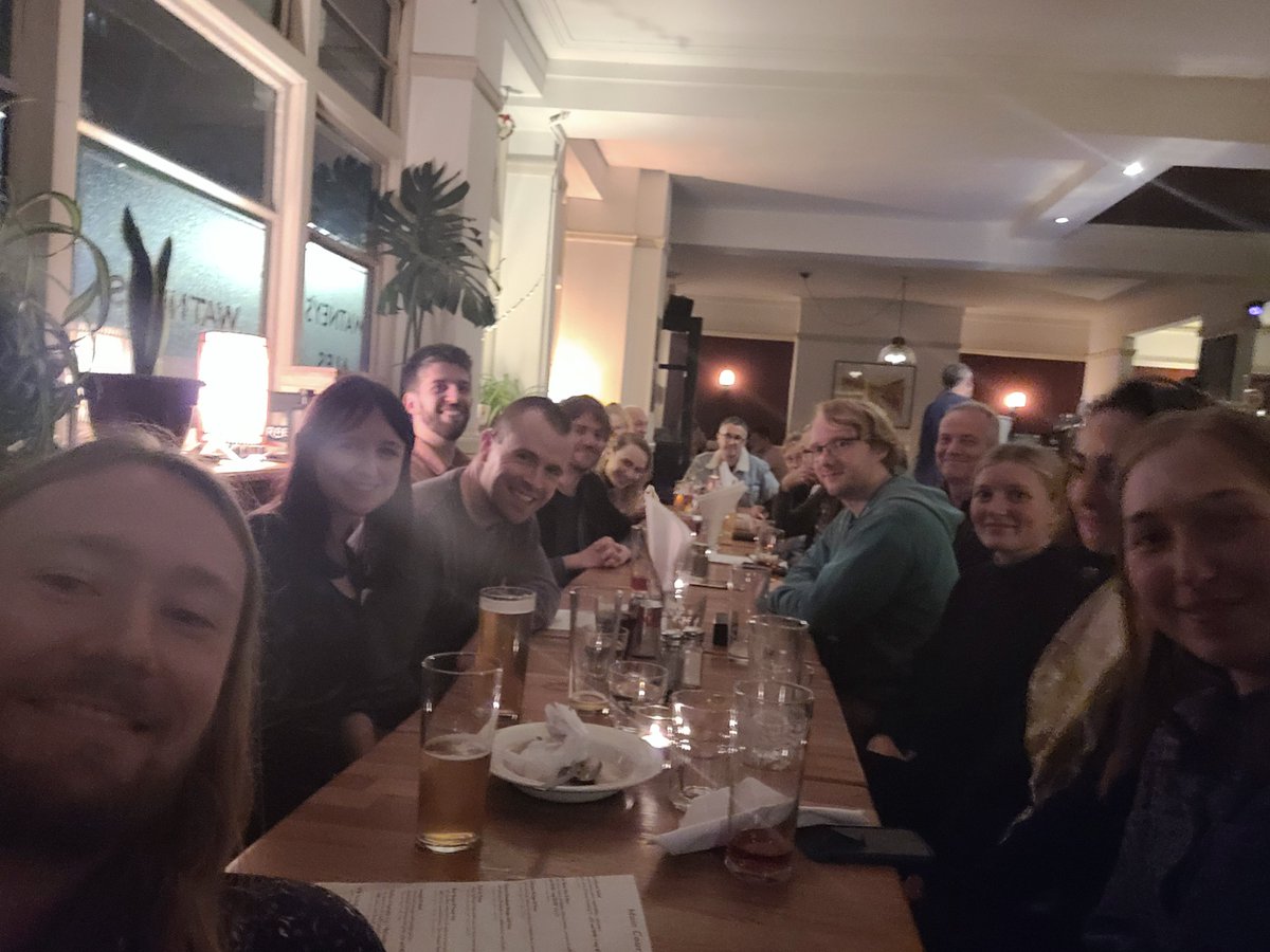 It was great to celebrate the end of Unlocking Our Sound Heritage with my fellow cataloguers on Thursday night.