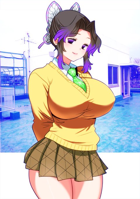 着やせするしのぶ先輩 