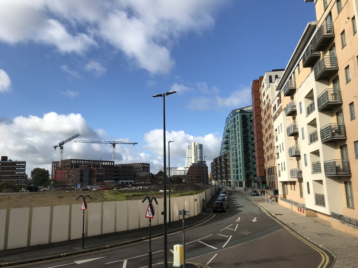 geogjuice's tweet photo. Had a wander to see how Aire Park is developing at the old Tetley's site #Airepark #Leeds #Leedscitycentre #urbangreening https://t.co/QhZnGTlKJ6