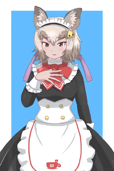 カフェ服リュウキュウイノシシちゃんです。 