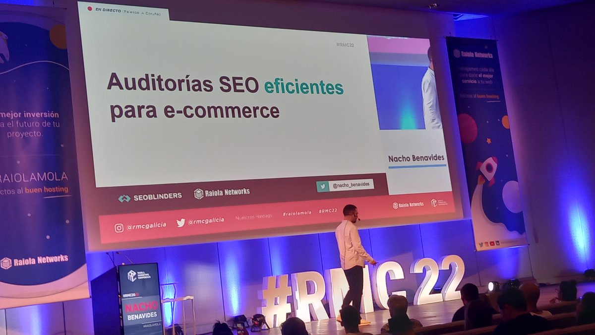 La auditoría #SEO para e-commerce, claro que sí, y que sea eficiente, rentable y productiva es lo más importante.

Nacho Benavides,
Especialista en SEO para e-commerce. 

#seoecommerce
#SEO 
#RMC22 
#riolamola
#auditoriaeficiente