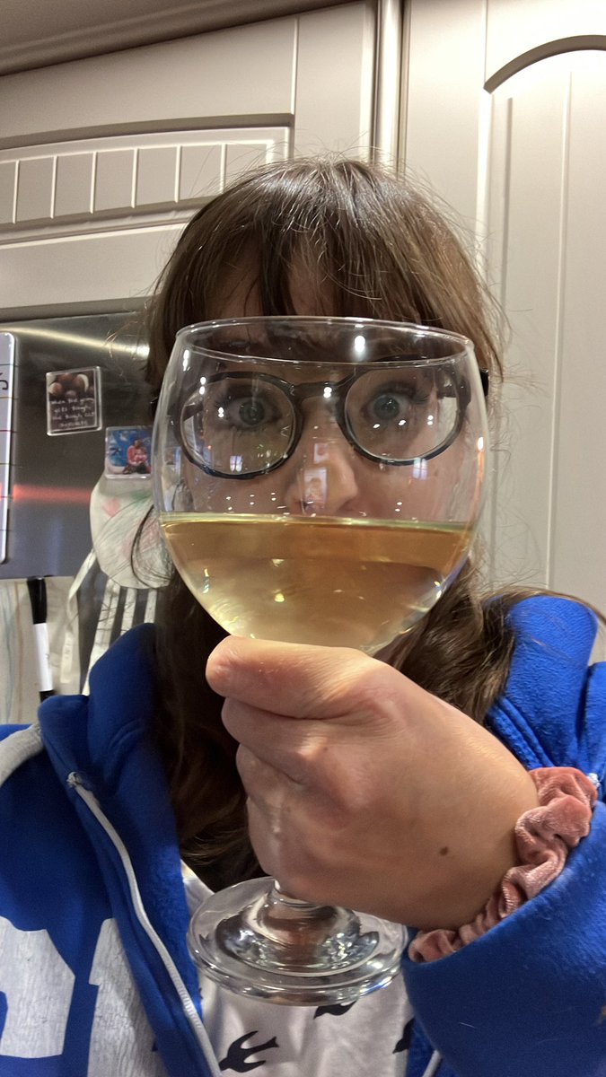 JudieannRose's tweet photo. My ma’s girls weekend away happened to line up with @jon_mck’s boys weekend away so my dad and I are having a weekend in. With wine. #meandmydad https://t.co/RCPSfSiJFn