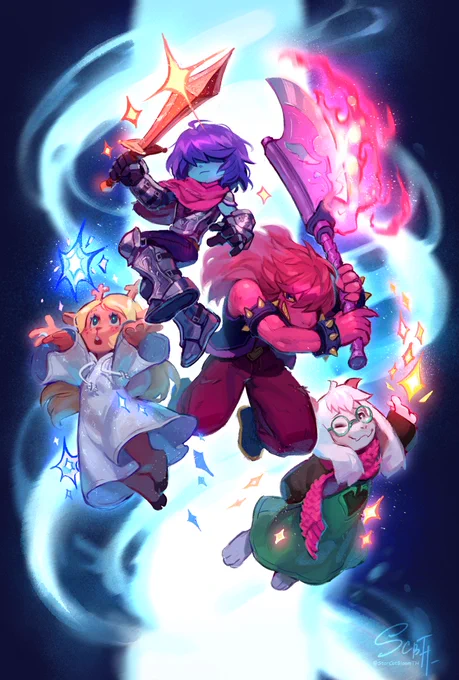 After 4 years, I finally decided to play #Deltarune for the first time. I just don't like the hype around something out there. It always scares me. Therefore, I always wait for the interest to return to me.>> 
