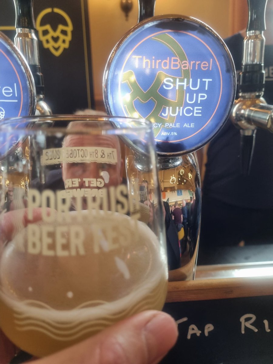 nigemcm's tweet photo. First of the day @portbeerfest @ThirdBarrelbrew https://t.co/9L7uTL7YTO