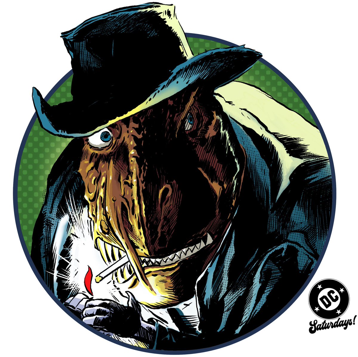 RealMarvelTails's tweet photo. What shocking truth made the town he saved fear Jonah Rex?! #marveltails #dccomics #comicart #animalart #western #jonahhex #trex #cowby #dinosaur #weirdwesterntales #allstarwestern https://t.co/mDCCu6PoV5