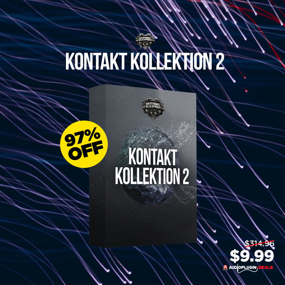 SampleSReview's tweet photo. #DEAL 97% OFF Kontakt Kollektion 2 by Modern Producers GET IT HERE🔥
👉https://t.co/xaPSyVU03V
Only $9.99 (normally $314.96)
AN ALL-IN-1 KONTAKT BUNDLE FOR PRODUCERS!
#kontakt #musicproducer #producerlife #musicproducers #musicproducion #modernproducers #deals #Producers #Audio https://t.co/JkUBQPOyPh