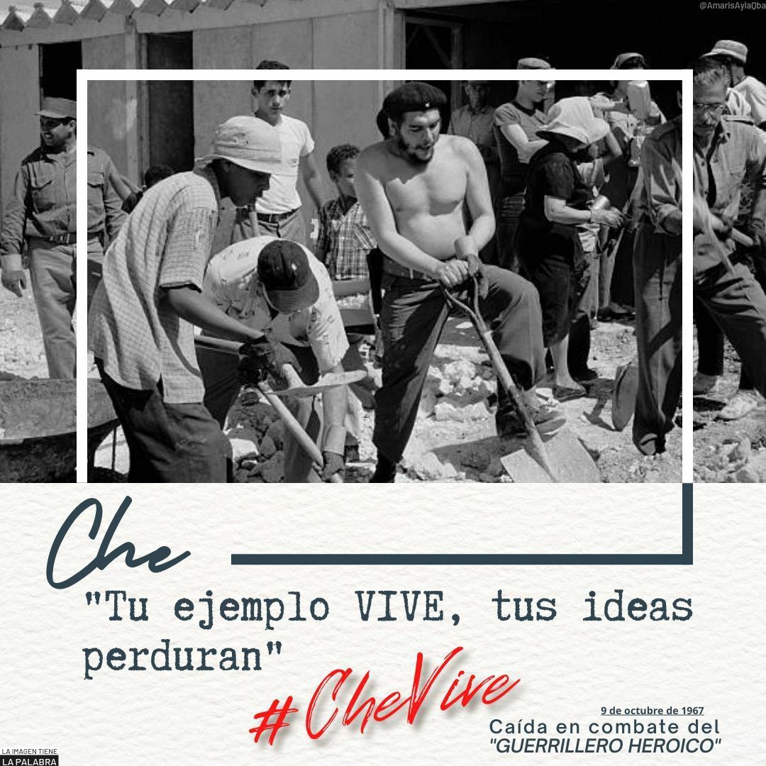 El ejemplo del #Chevive está presente en las actuales y futuras generaciones de revolucionarios e internacionalistas de #Cuba y el mundo #CubaViveEnSuHistoria #CheInternacionalista #FuerzaCuba <a href="/BicentenarioBo/">CDI Bicentenario</a> <a href="/cubacooperaven/">Brigada Médica Cubana en Venezuela</a> <a href="/Cubacooperabol2/">Brigada Médica 🇨🇺 Bolívar🇻🇪</a> <a href="/AdanVillavicen5/">Adan Villavicencio Guzmán</a> <a href="/altunaga_perez/">Esthet Perez altunaga</a>