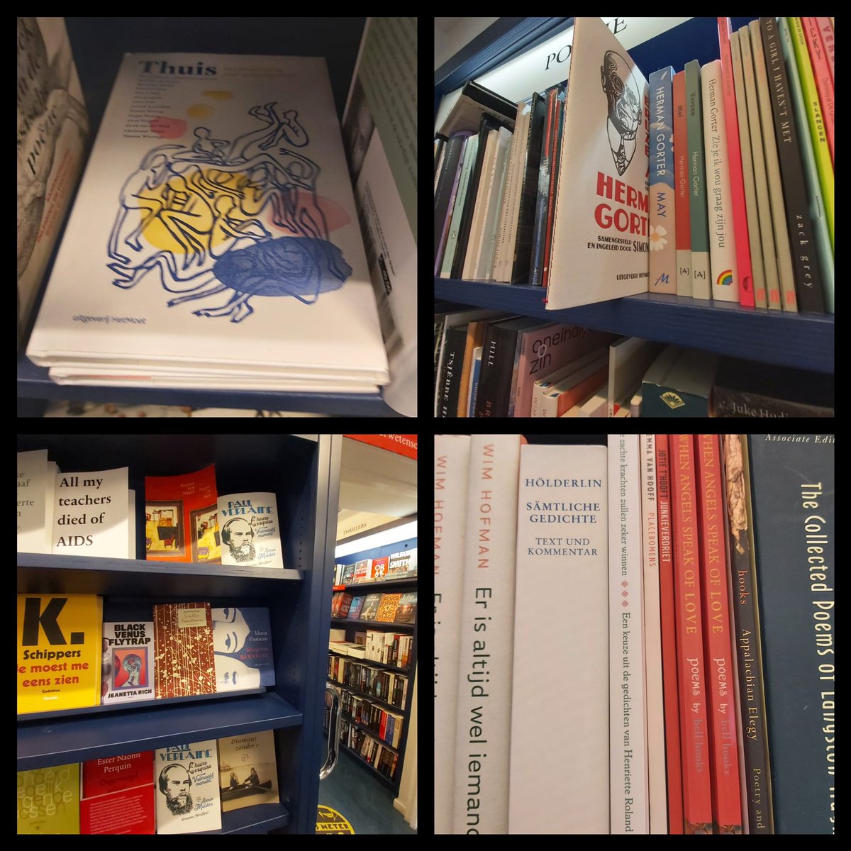 HetMoet_nl's tweet photo. Bij @Athenaeum weten ze wel raad met de titels van HetMoet 💜🦣📚
#kooplokaal #boekhandelseerst #leestips #boeken #hetmoet https://t.co/ubpwR67rpY