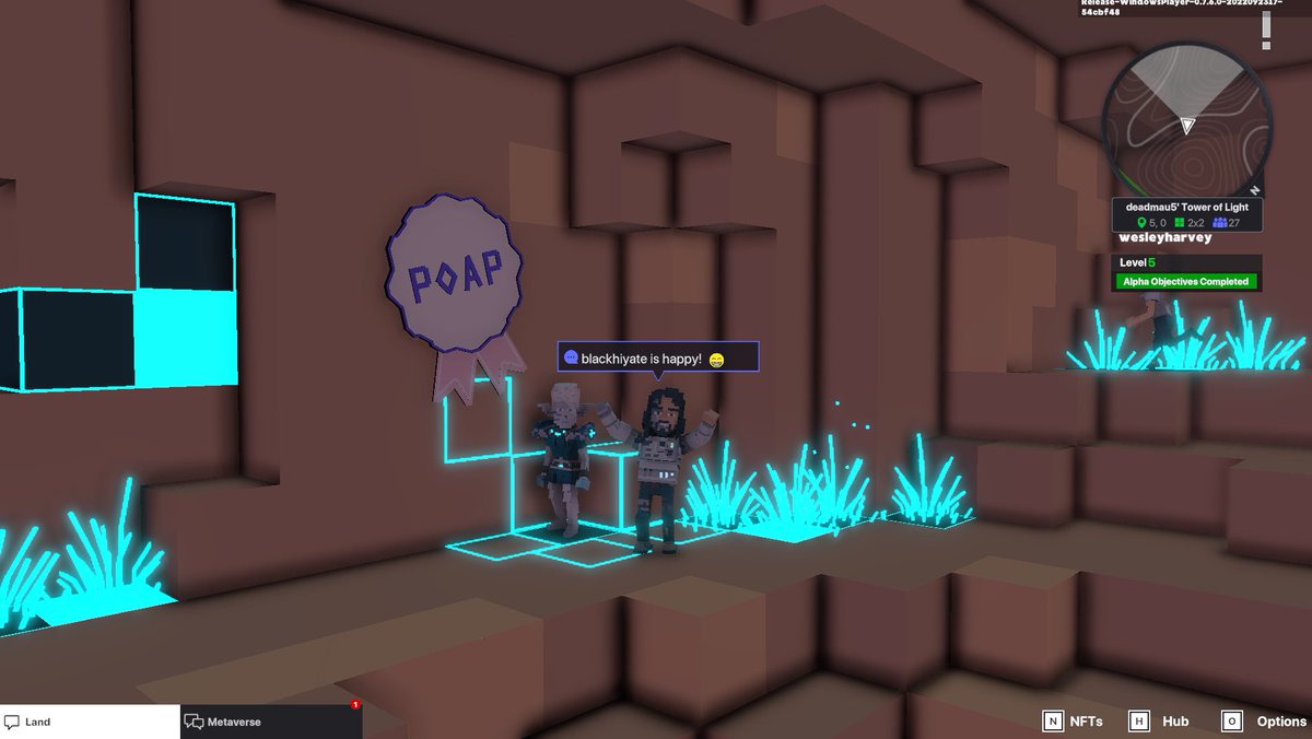 BHiyate's tweet photo. @TheSandboxGame @deadmau5 I just participated in the #SandboxAlphaS3Giveaway for a chance to win 500 SAND! Found George from the Metaglitch in @deadmau5's Tower of Light, check out my screenshot below!
👇 https://t.co/dQOJI3v9Vp
