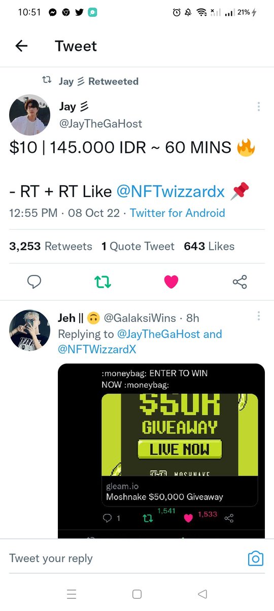 annclxvs's tweet photo. @JayTheGaHost @NFTWizzardX DONE ALL THE TASK, MANIFESTING TO WIN ! WML https://t.co/Bb500mh0xA