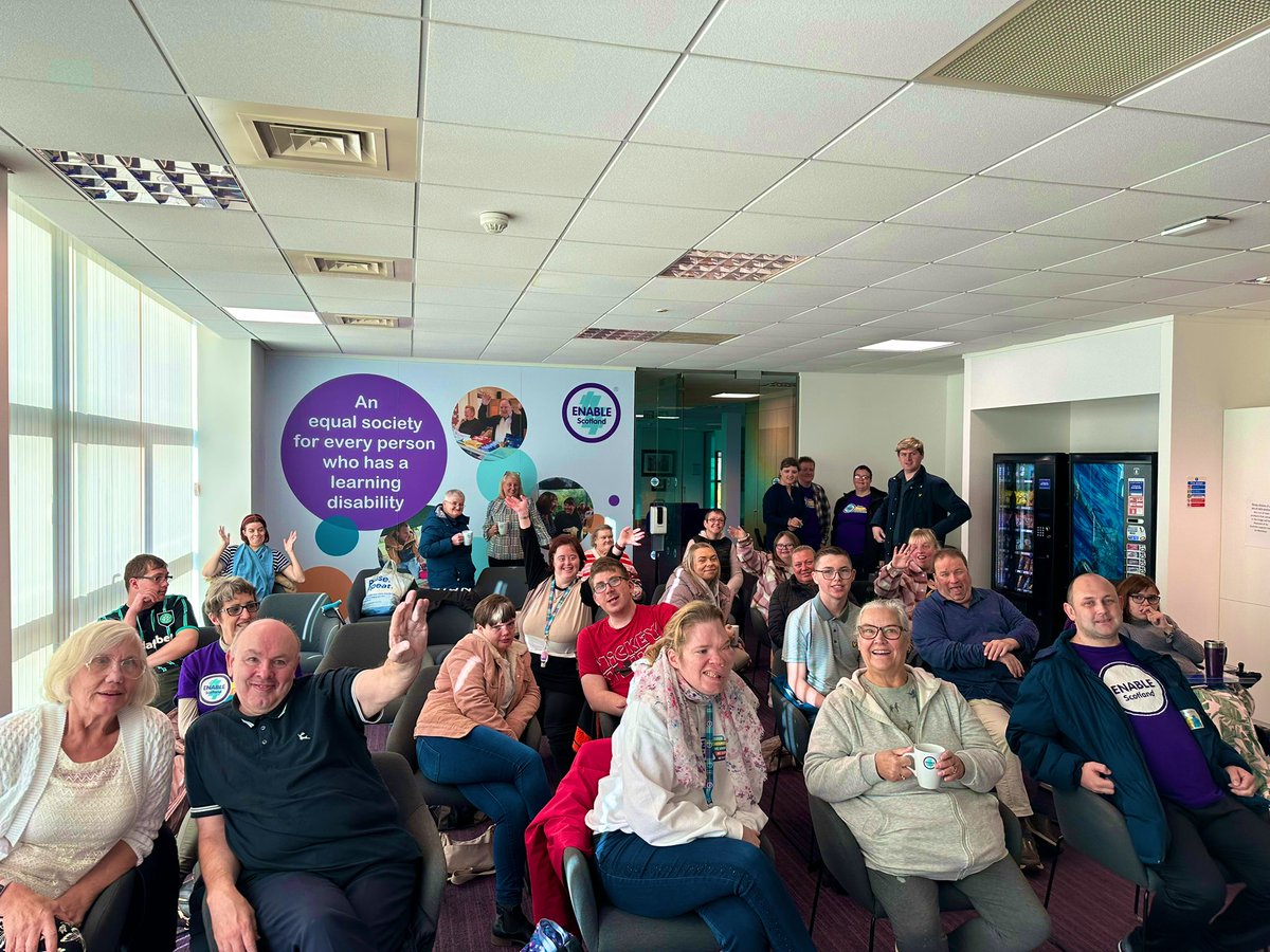 Lucy_ENABLE's tweet photo. A fantastic day @ENABLEScotland #NationalACE.
A busy day had by all.
We spoke about #CostOfLivingCrisis #HumanRights and @ENABLEScotland #AGM https://t.co/oEWyg9f1S4