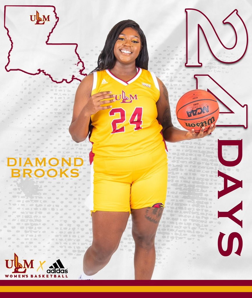 coinally1's tweet image. ⏳🏀⏳Countdown to Tip-Off⏳🏀⏳

A familiar face to Fant-Ewing Coliseum and to Monroe, LA— @diamycnaee24 is back and can’t wait to catch you courtside. 

See you in 2️⃣4️⃣ Days👊🏽👊🏽

#TwoFeetIn