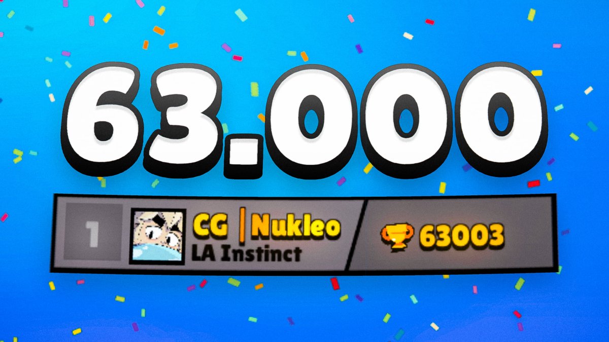 ¡SUBO a 63.000🏆 y ROMPO mi RÉCORD en BRAWL STARS! 🔥
youtu.be/uI_ojvMNvwE