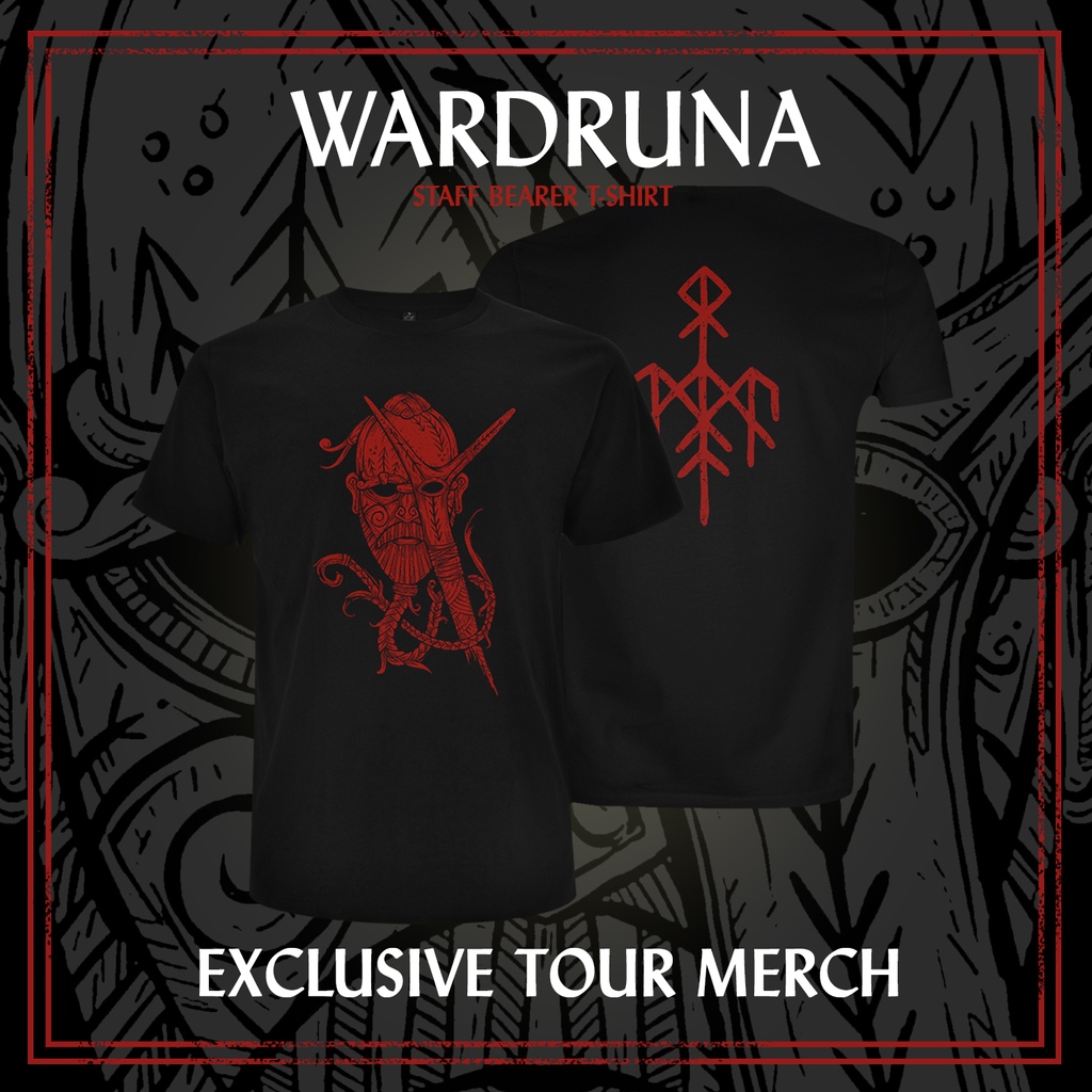 To make our upcoming tour even more special, we are bringing three exclusive tour merch designs with us - including one new t-shirt that we haven't sold anywhere else before; Grá, designed by @pine.bones. Tickets and more information are available here: wardruna.com/tour-dates