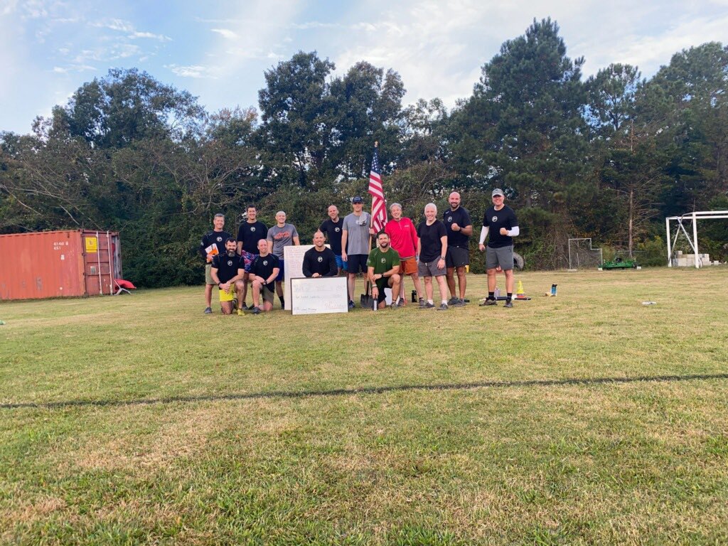 Congrats to @MrC_MPHS “Dill” for winning the “Ultimate Pax Challenge” he is an inspiration to all of us at <a href="/F3Macon/">F3Macon</a> . During October he ran over 100 miles completed of 1600 burpees, and Q’d at a site he’s never been among a host of other physical challenges. Great work Dill!