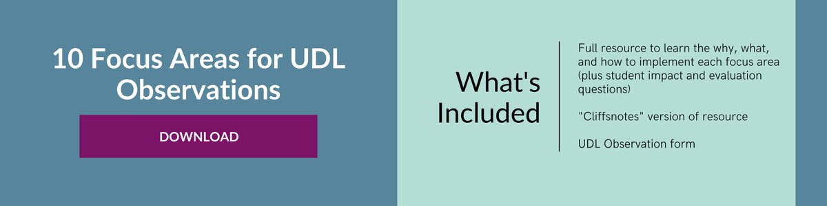 10 Focus Areas to Evaluate the Effectiveness of #UDL in the Classroom bit.ly/3Efo2lg by @katienovakudl