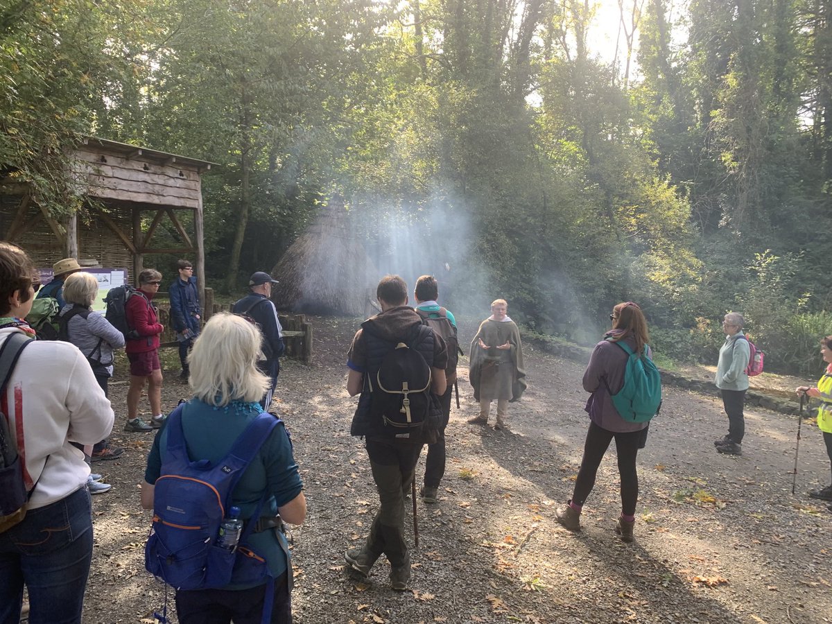 Johngodwyer1's tweet photo. Was glad of the invitation today to join in with a group on the inaugural walk along the way of St Aidan and St David. This new pilgrim path links Wexford with Pembrokeshire in Wales. Today’s walk was from Oilgate to lovely Forth Mountain. ⁦@visitwexford⁩ https://t.co/xFovgKBGEd