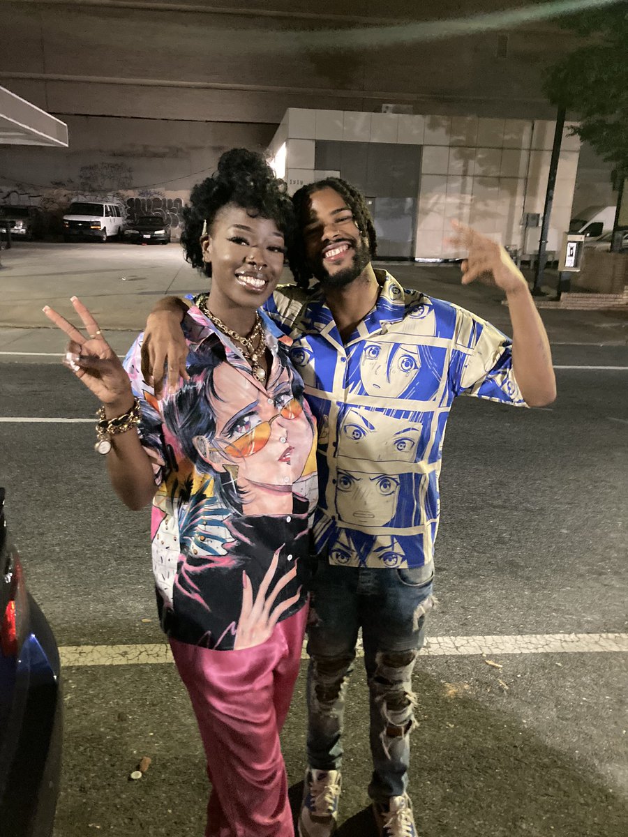 Had to capture the moment me and the Legend L.E.A.N both had on Anime Shirt 🤧🔥😮‍💨
