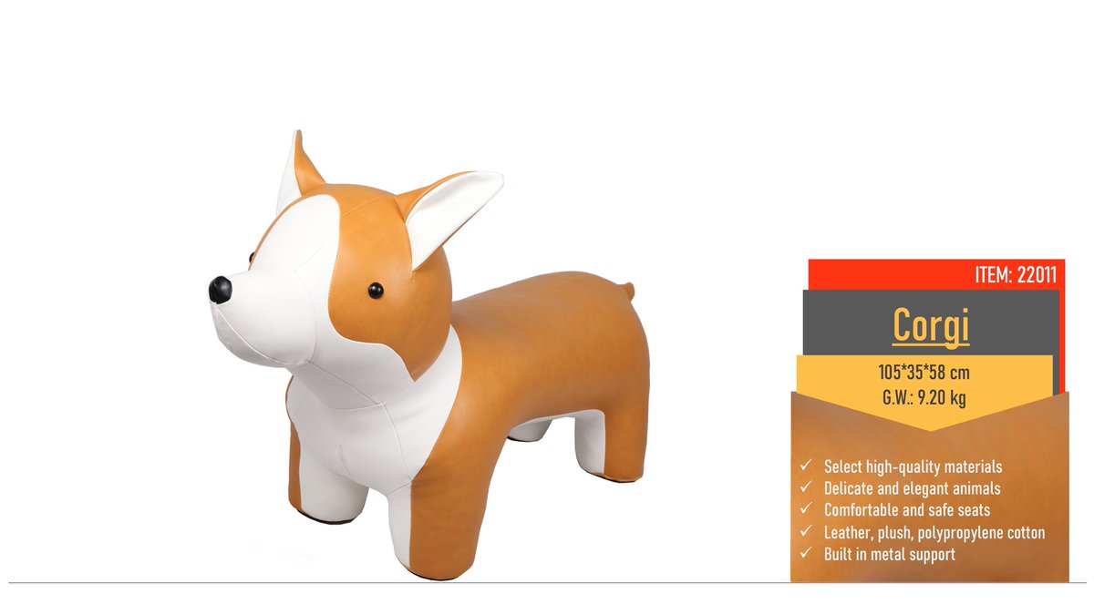 Handmade Leather Animals Chairs 
More interesting  Children's chair…