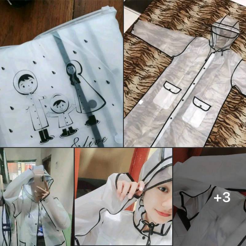 IkhwanReza_'s tweet photo. Pas banget lagi musim hujan nemu Jas Hujan yang keren.🤭 tampilannya transparan yang bikin outfitmu tetap keliatan 😁😁
bisa dipake cowo ataupun cewe 👍🏻