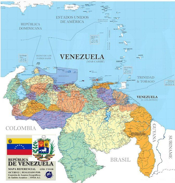 ¿Les gusta el mapa de la República Bolivariana de Venezuela?

A nosotros si.... #RT para que <a href="/MontgomeryRP/">Robert M Persaud</a> lo vea 

#EsequiboEsVenezuela
#TigriIsVanSuriname #8Oct #MiMapa
