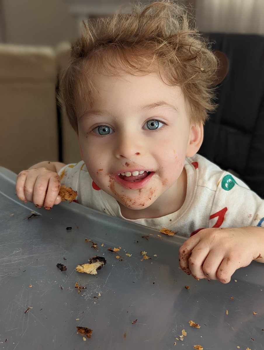 Max is ready for the <a href="/panerabread/">Panera Bread</a> fall catalogue. He's wearing the chocolate croissant.
