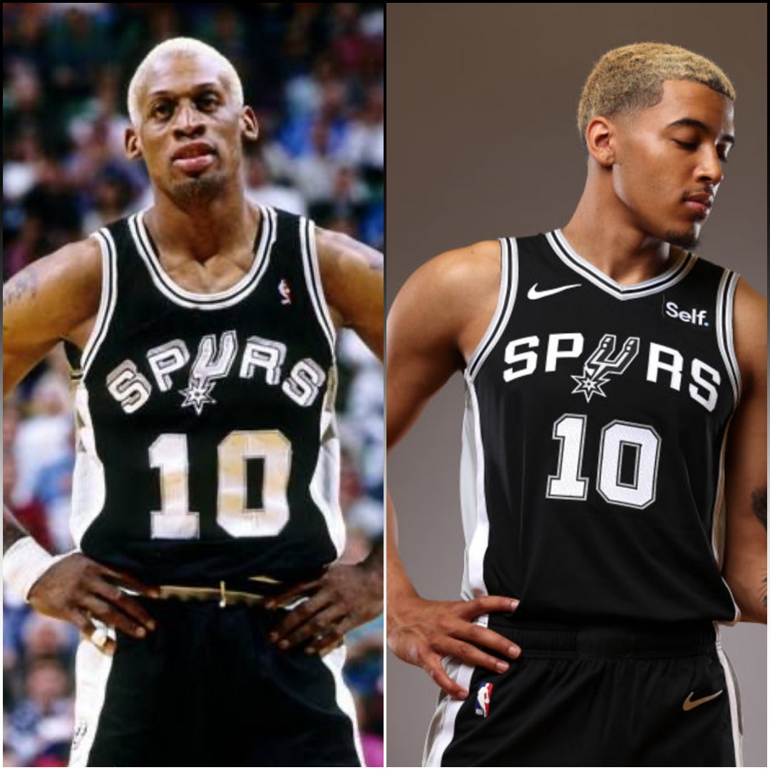 PoProstuBasket's tweet photo. Jest podobieństwo❓
#JeremySochan #SanAntonioSpurs #koszykówka #NBAPolska #NBApopolsku #poprostubasket #DennisRodman #Robak #Rodzilla #TheWorm #podobieństwo #koszykarze #NBA https://t.co/FlPaAxI42l
