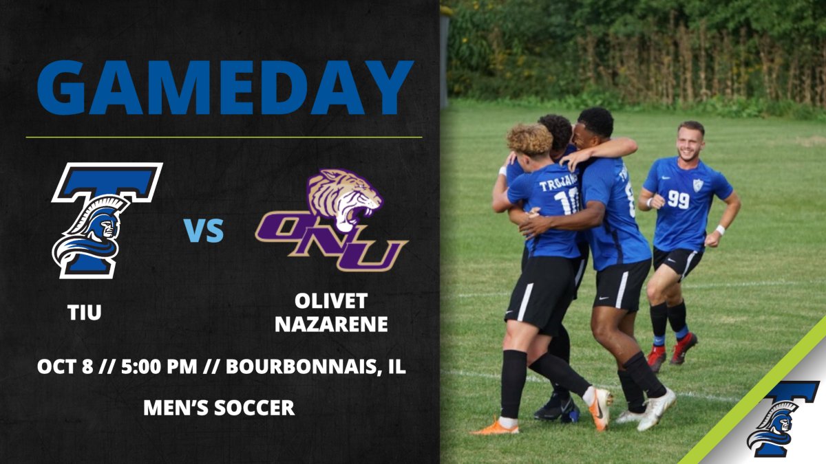 BIG conference match-up this evening against the Tigers of Olivet Nazarene!

📍 Bourbonnais, IL
🕰️ 5:00pm
💻 bit.ly/3CkvZD5
📊 bit.ly/3ChJBPD

#TrojanNation #WeAreTIU
