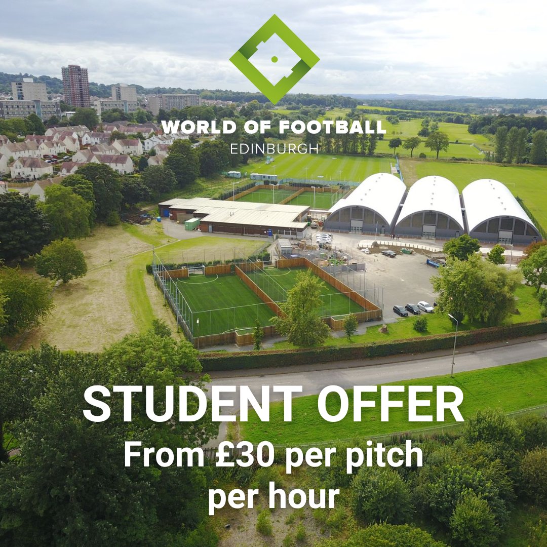 Edinburgh student who wants to play football?

MARINE DRIVE ONLY
£30 all pitches, 5 + 7 a side
Monday to Friday 9 am – 4.30 PM + All day weekends

📞 0131 443 0404
👉🏻 bit.ly/3bZoBUN 

#edinburghstudent #student #edinburgh #studentdiscount #edinburghfootball #5aside