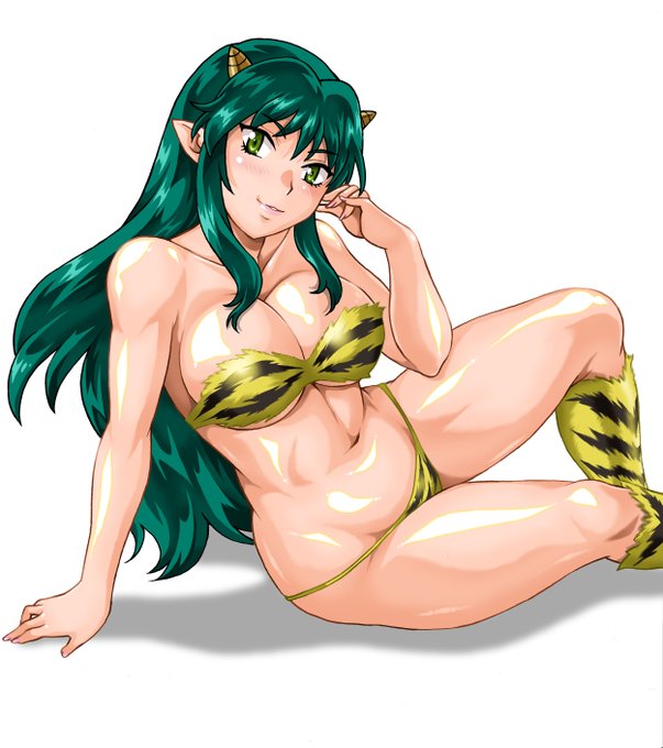 ちょっとミス見つけたんで修正版をアップしました。最初の方にいいね付けてくれた人すいません。

原作寄りに描いてはみたけど全然寄らなかったラムちゃん。 