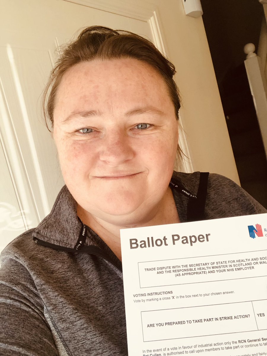 It’s essential to #makeyourvoicecount and send in your @theRCN ballot. Pay & conditions need to change not just for nurses but all #healthcare. #Ratios #Recruitment #Retention increases #patientsafety