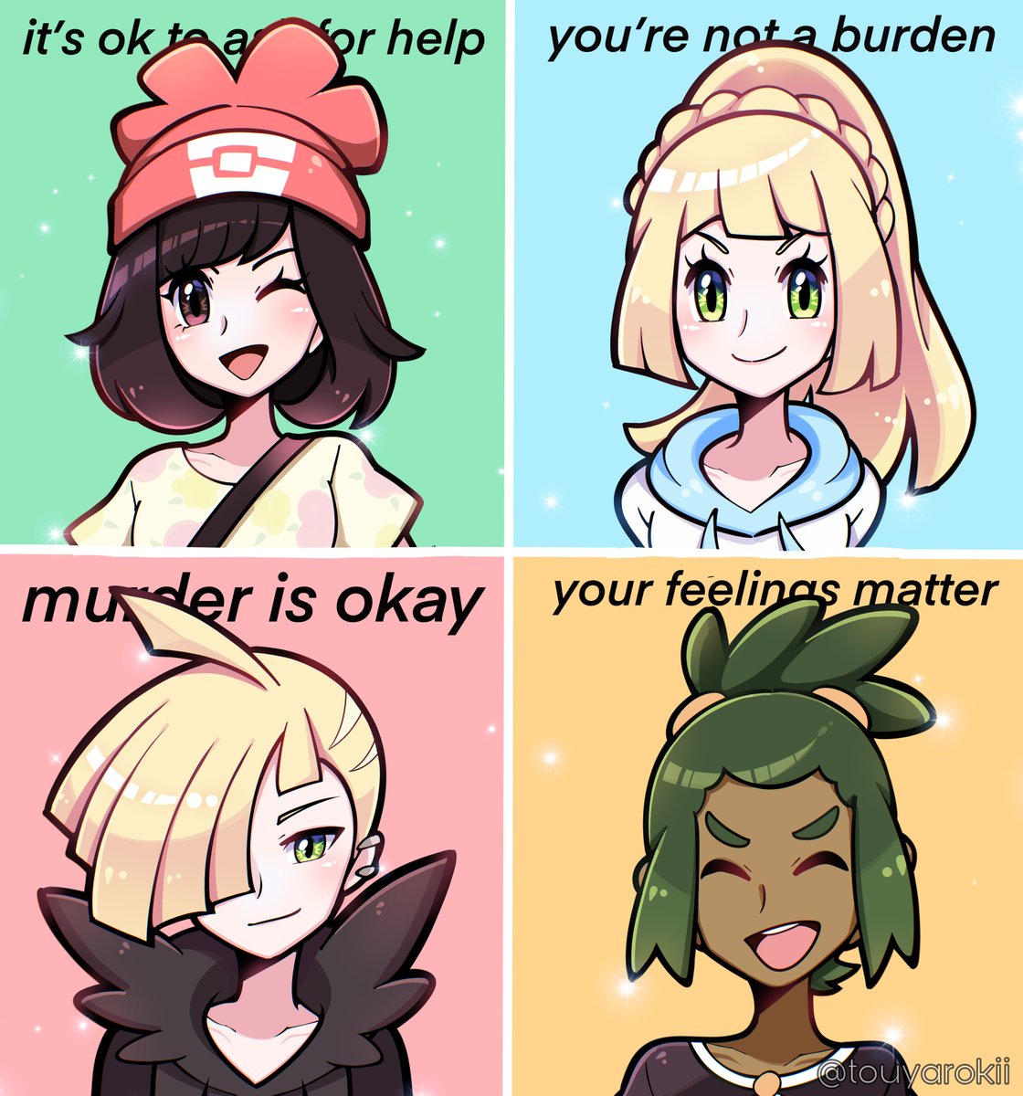 The Alola Pokemon Gang Have Something To Tell You Touya the-alola-pokemon-gang-have-something-to-tell-you-touya