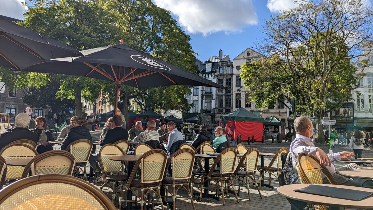 Brussels hellscape on a Saturday morning.