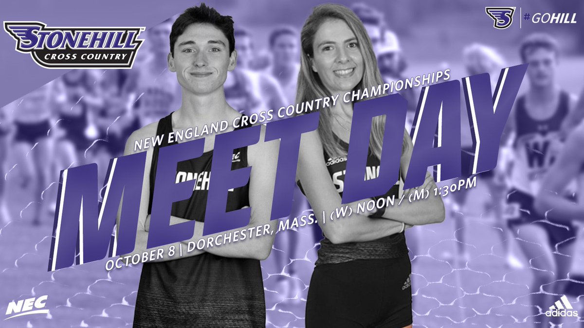 GoStonehill's tweet photo. CHAMPIONSHIP DAY🚨🚨
@StonehillXC_TF competes in the New England Cross Country Championships today in Dorchester, Mass at noon and 1:30 today! 
#necpride #gohill https://t.co/VJWMQNPpLy