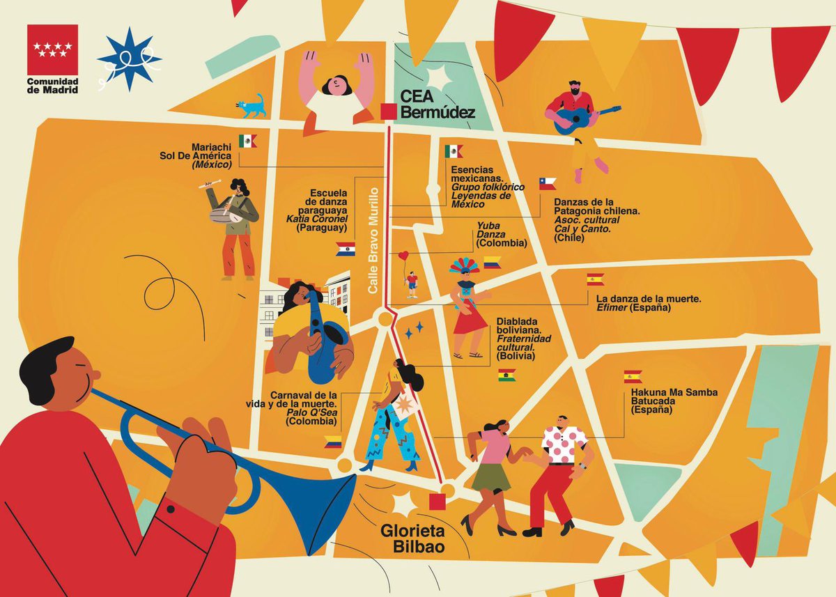 IdiazAyuso's tweet photo. A las 18:00 comienza en Madrid la cabalgata por la #Hispanidad2022. 

¿Qué comunidad cultural en torno al español, que une a 600 millones de personas por todo el mundo, no lo celebraría? https://t.co/Pjg8eiLMAl